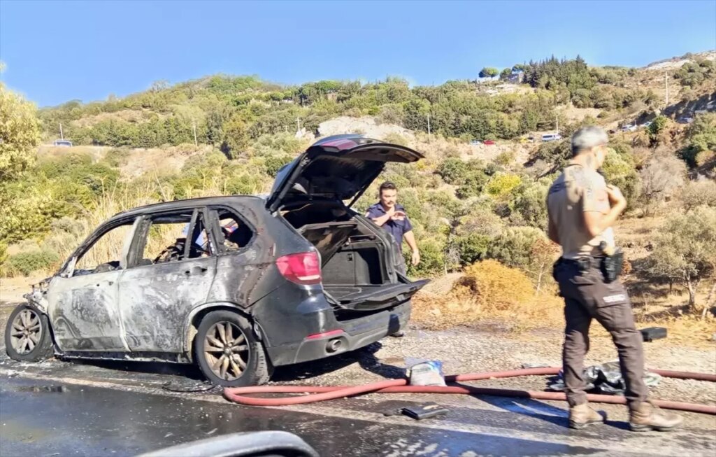 Bodrum’da Seyir Halindeki Cipte Yangın Çıktı