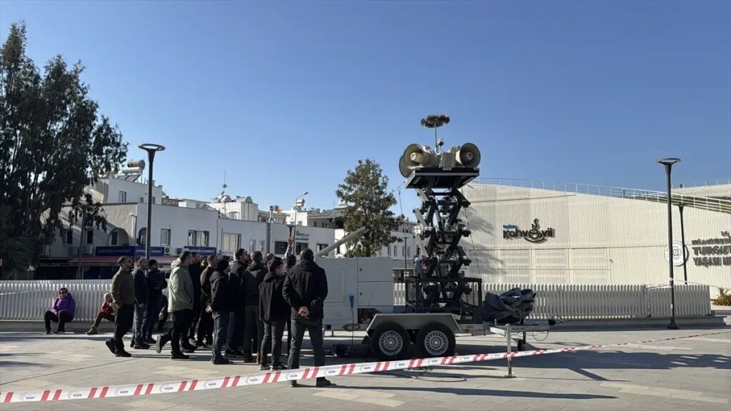 AFAD, Bodrum’da Mobil Siren Sistemi Kurdu