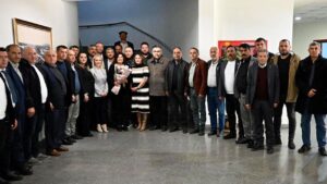 Başkan Çerçioğlu’na Nazillili muhtarlardan ziyaret