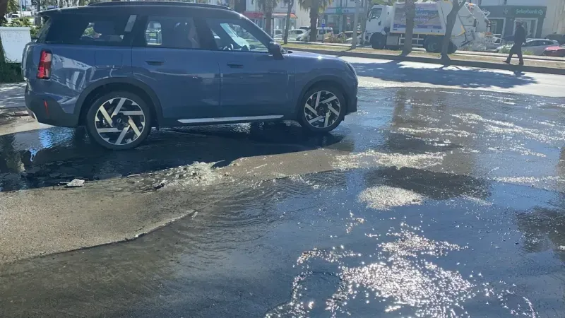 Su İsale Hattı İki Ayrı Noktada Patladı