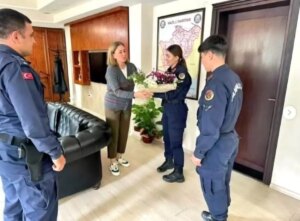 Nazilli’de Jandarma, Dünya Kadınlar Günü’nü Kutladı