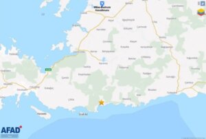 Bodrum’da 4.1 Büyüklüğünde Deprem Meydana Geldi