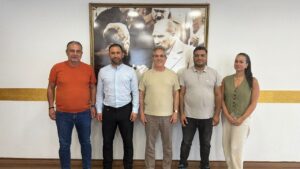 Ümit Ambar ziyaretlerini sürdürüyor: Başkan Tetik’ten destek sözü