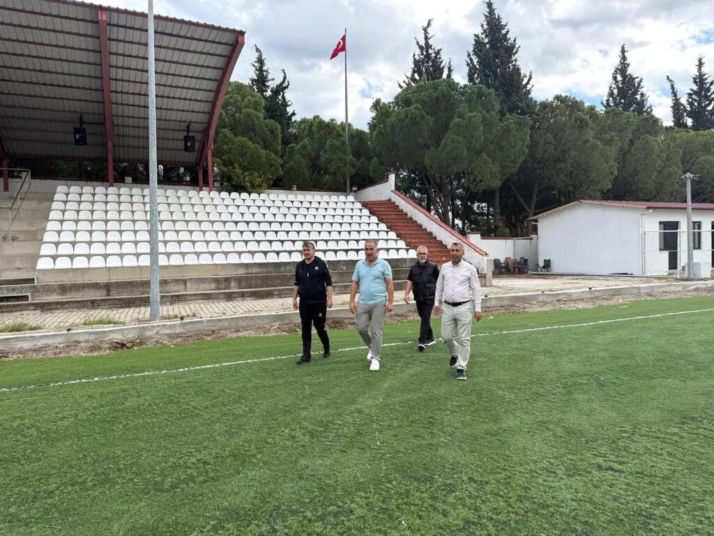 Aydın İl Müdürü Yığmatepe, Kuyucak Stadyumu’ndaki Yenileme Çalışmalarını İnceledi